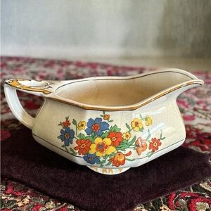 VTG Bone China W.H. Grindley & Co Sheraton Ivory creamer from the 1920s